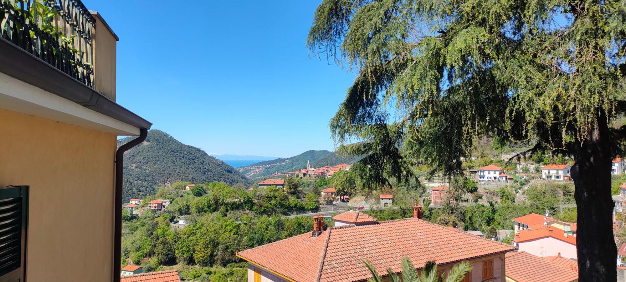 Camera Tra Le Cinque Terre, Camogli E Portofino. Vista Valle E Scorcio Mare All'Orizzonte Castiglione Chiavarese Bagian luar foto