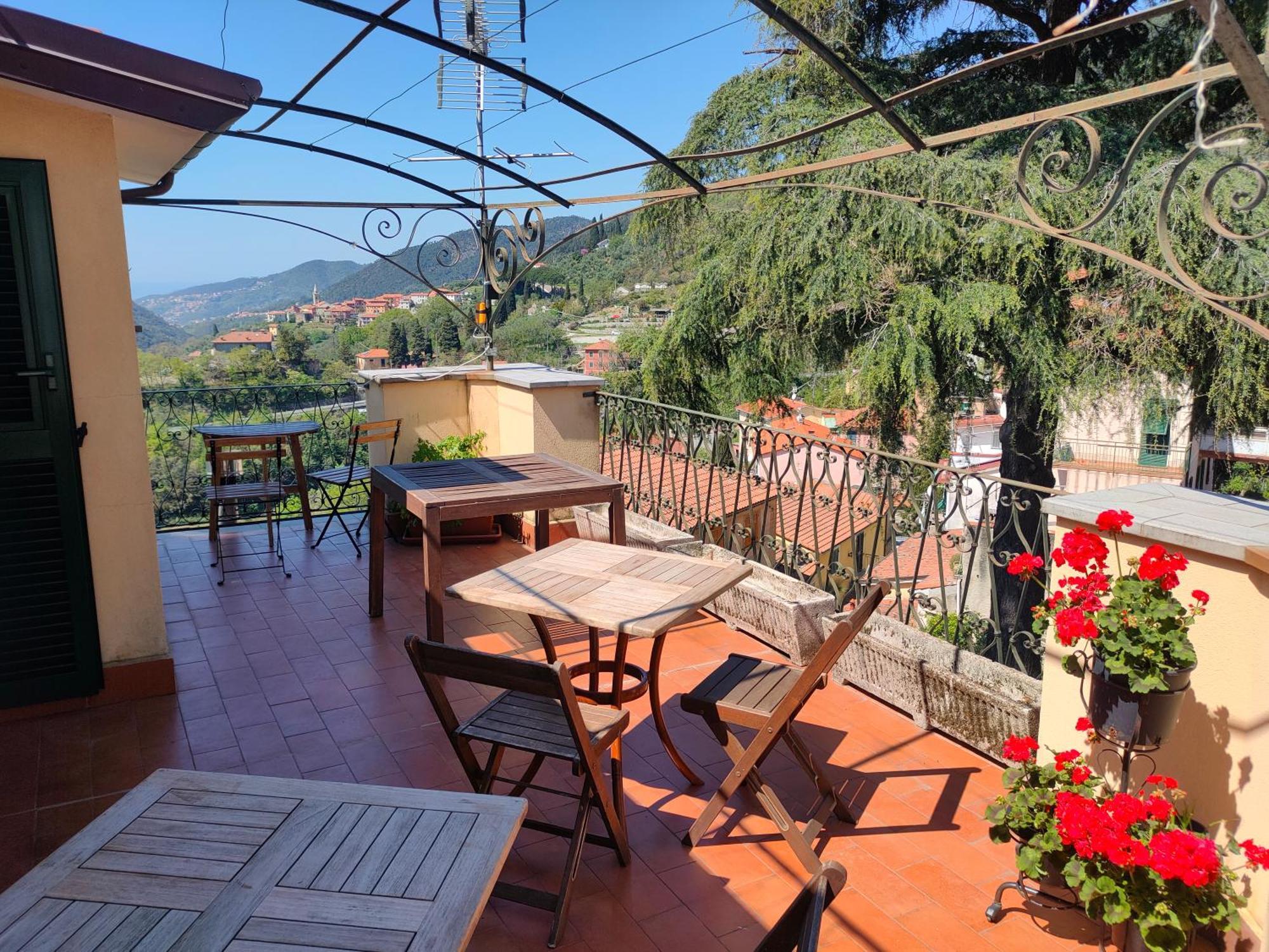 Camera Tra Le Cinque Terre, Camogli E Portofino. Vista Valle E Scorcio Mare All'Orizzonte Castiglione Chiavarese Bagian luar foto